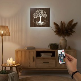 SENTOP | LED drevený obraz – Strom života | RGB podsvietená dekorácia od SENTOP LED0562