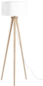 Stojaca lampa biela NITRA Beliani