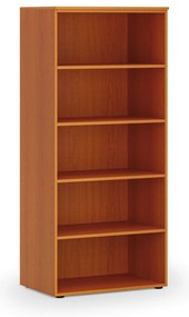Kancelársky regál PRIMO WOOD, 800 x 500 x 1781 mm, čerešňa