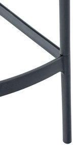 Plastová barová stolička DS10778434 - Tmavo sivá