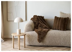 Hnedá deka z umelej kožušiny 130x180 cm Galena – House Nordic