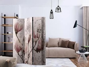 Paraván - Magnolia Curtain [Room Dividers] Veľkosť: 135x172, Verzia: Obojstranný