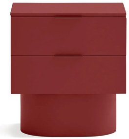 Červený nočný stolík Totem – Teulat