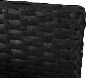 Záhradný nábytok Floryda z umelého ratanu tmavosivý