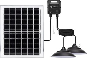 Aigostar - LED solárny luster 2xLED/70W/12V 12000 mAh 6500K priemer 23,5 cm