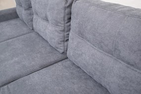 AKCIA Svetlosivá rohová sedacia súprava ORANGE, obojstranná II. akosť