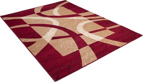 TA Koberec 3707A ČERVENÝ LACNÝ PP BLX Rozmer: 60x100 cm