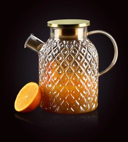 Skleněný džbán PETER 1,7 l medový