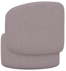 Kreslo v levanduľovej farbe Ipo – Makamii