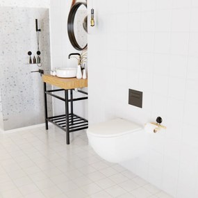 Bambusový samodržiaci držiak na toaletný papier Compactor Bestlock SPA