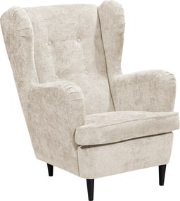 XXXLutz KRESLO UŠIAK, textil, béžová MID.YOU - Online Only obývacie izby - 002220035040
