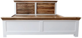 furniture-nabytek.cz - Rustikálna posteľ z masívu mango 180x200