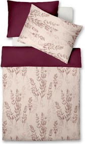 XXXLutz POSTEĽNÁ BIELIZEŇ, makosatén, bordová, svetloružová, 140/200 cm Fleuresse - Obliečky & plachty - 003273007702