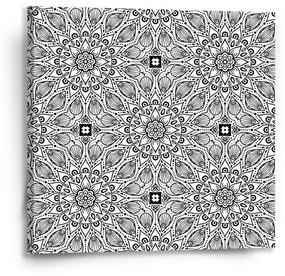 Sablio Obraz Biele mehendi - 50x50 cm