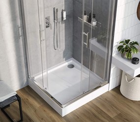 Deante JASMIN štvorcová sprchová vanička 80x80x14 cm