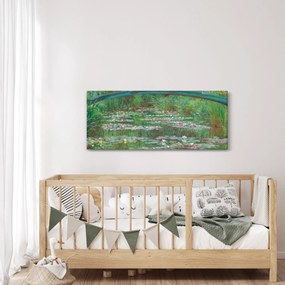 Obraz - Claude Monet, The Japanese Footbridge, reprodukcia (120x50 cm)