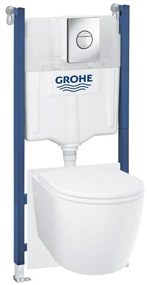 GROHE 103843SH00 - SOLIDO COMPACT, sada 5 v 1, 1,13 m, keramika/biela