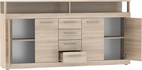Komoda Luna 190 cm dub Sonoma