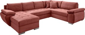XXXLutz SEDACIA SÚPRAVA, textil, koralová Livetastic - Sedačky - 002310003036