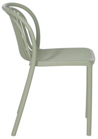 Zelená plastová jedálenská stolička Alia – Ixia