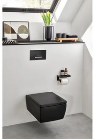 Villeroy & Boch 922169AN -Splachovacie tlačidlo VICONNECT matná čierna/matný chróm