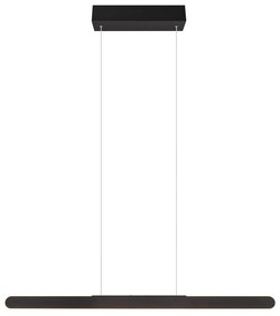 Čierne LED závesné svietidlo Helios - Trio