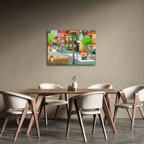 Obraz - Detské mestečko (70x50 cm)