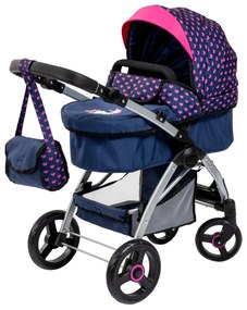 Bayer Design Kombinovaný kočík pre bábiky City Max (modrá)  (100378301)