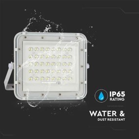 LED Vonkajší solárny reflektor LED/6W/3,2V IP65 4000K biela + DO