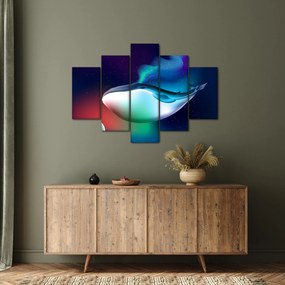 Obraz - Vesmírna veľryba (150x105 cm)