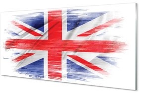 Sklenený obraz Vlajka Veľkej Británie 120x60 cm