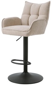 Krémové barové stoličky s nastaviteľnou výškou v súprave 2 ks Marilla – Unique Furniture