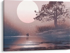 Obraz - Zamilovaný pár (70x50 cm)