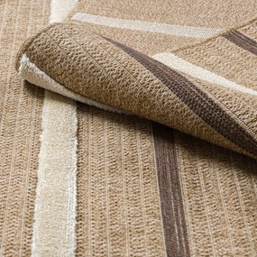 Dywany Łuszczów, Kusový koberec Spark 0686A beige/cream, 140x190, béžová, chodba / predsieň