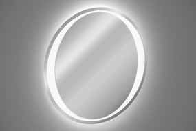 Comad Závesné zrkadlo s LED osvetlením Aurelia ⌀80 cm