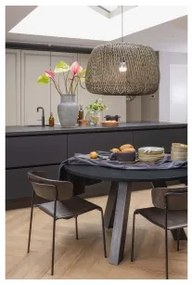 RHONDA BLACK dubový masívny jedálenský stôl