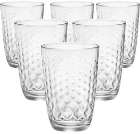 Bormioli Rocco 6-dielna sada pohárov Glit, 380 ml, 380 ml