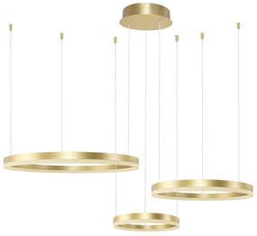 Azzardo AZ4973 - LED Stmievateľný luster na lanku HALO LED/120W/230V zlatá + DO