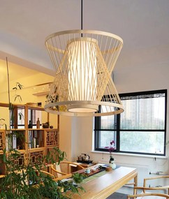 Toolight Toolight, stropné svietidlo 1xE27 APP1577-5C, prírodná hnedá-čierna, OSW-03615