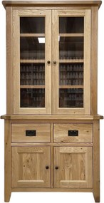 Drevená príborníková zostava 2ks, 100x40x195 cm