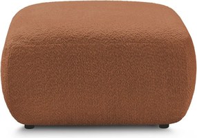 Oranžová podnožka z textílie buklé Montaigne – Bobochic Paris