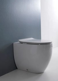 Kerasan Kerasan, FLO WC sedátko, SLIM, Soft Close, biela, 319101