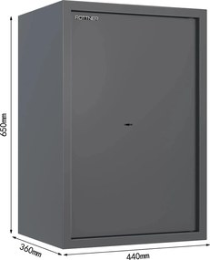 Nábytkový trezor PRAKTIK 65, mechanický S1, 650 x 440 x 360mm, 79 l