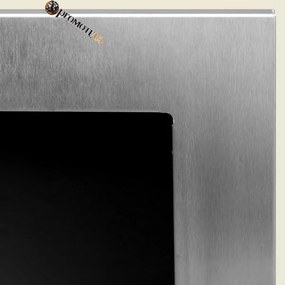 Závesný biokrb na stenu AIASA NEREZ SO SKLOM 90x40x12