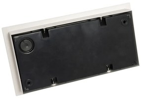 Moderné vonkajšie nástenné svietidlo biele vrátane LED 2-žiarovkové IP54 - Simon