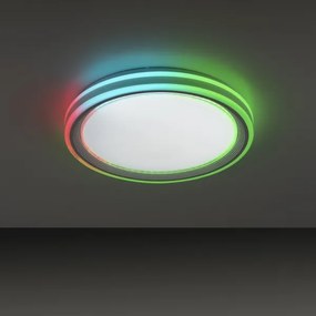 Leuchten Direkt 15154-16-LED RGB Stmievateľné stropné svietidlo EDGING 39W/230V+DO