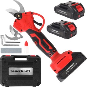 Bauerkraft Akumulátorové elektrické nožnice na živý plot 21V