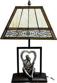Lampa Tiffany štýl svietidlo DECOLAMP LOVERS 45*Ø28*16