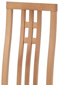 Autronic BONTEC Jedálenská stolička, hnedá, masív, BC-2482 BUK3 Farba: Hnedá