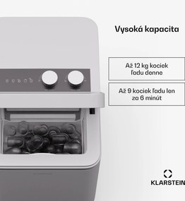 Klarstein IceCraft zmrzlinovač | 2 režimy | 1,3 l studenej vody | automatické čistenie | 12 kg/24 h